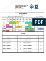 Jadual Waktu Persendirian 2021