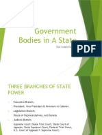 Government Bodies in A State