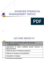 TOPIC 6 Acquisitions, Corporate Restructuring