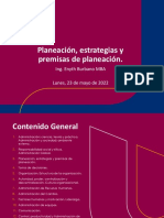 Sesión de Clase No. 3D Planeación y Estrategias