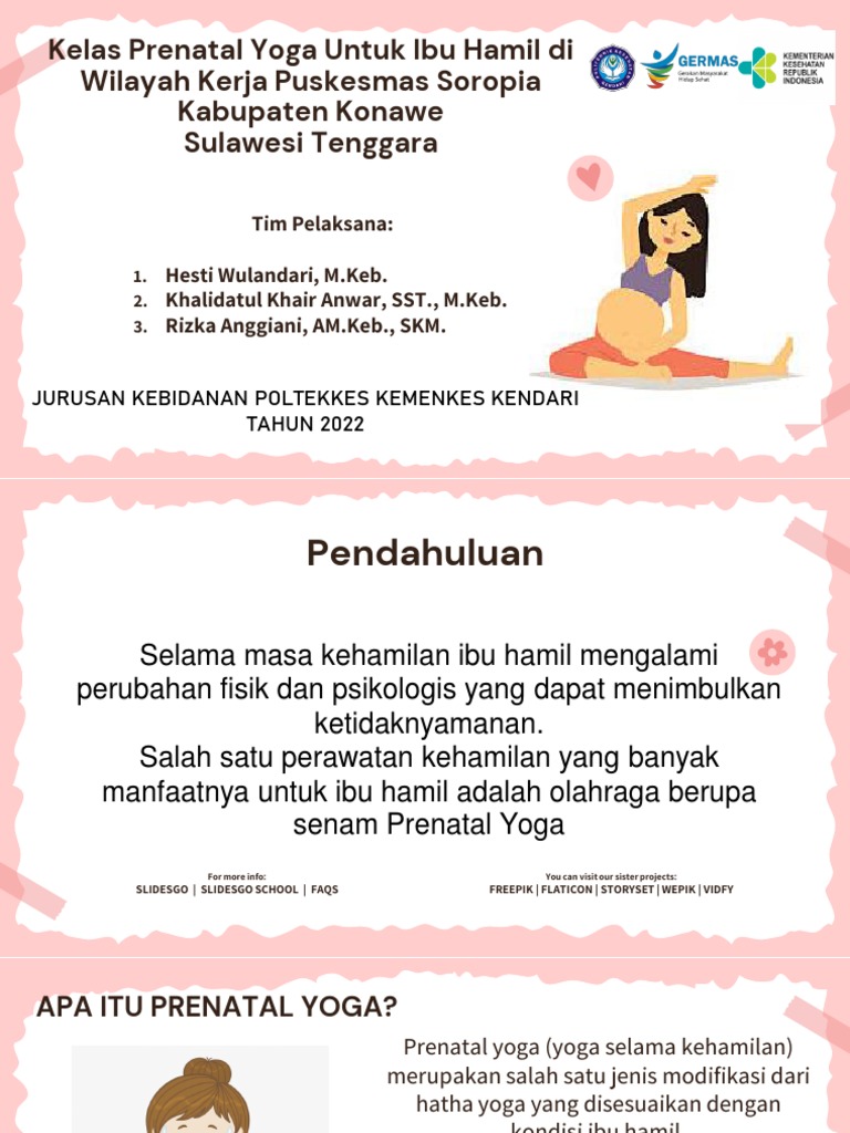 Kelas Prenatal Yoga untuk Ibu Hamil | PDF