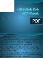 Pert Ke 4 Keimanan Dan Ketakwaan