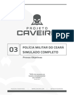 3º Simulado PMCE 2022 Pós-Edital - Projeto Caveira