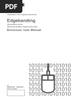 Edgebanding: Enclosure: User Manual