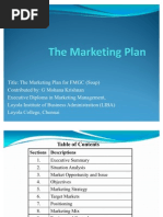 A Marketing Plan for FMCG (Soap)
