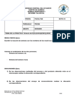 Formato Informe Síntesis Del K (CR (C2O4) 2 (H2O) ) .3H2O