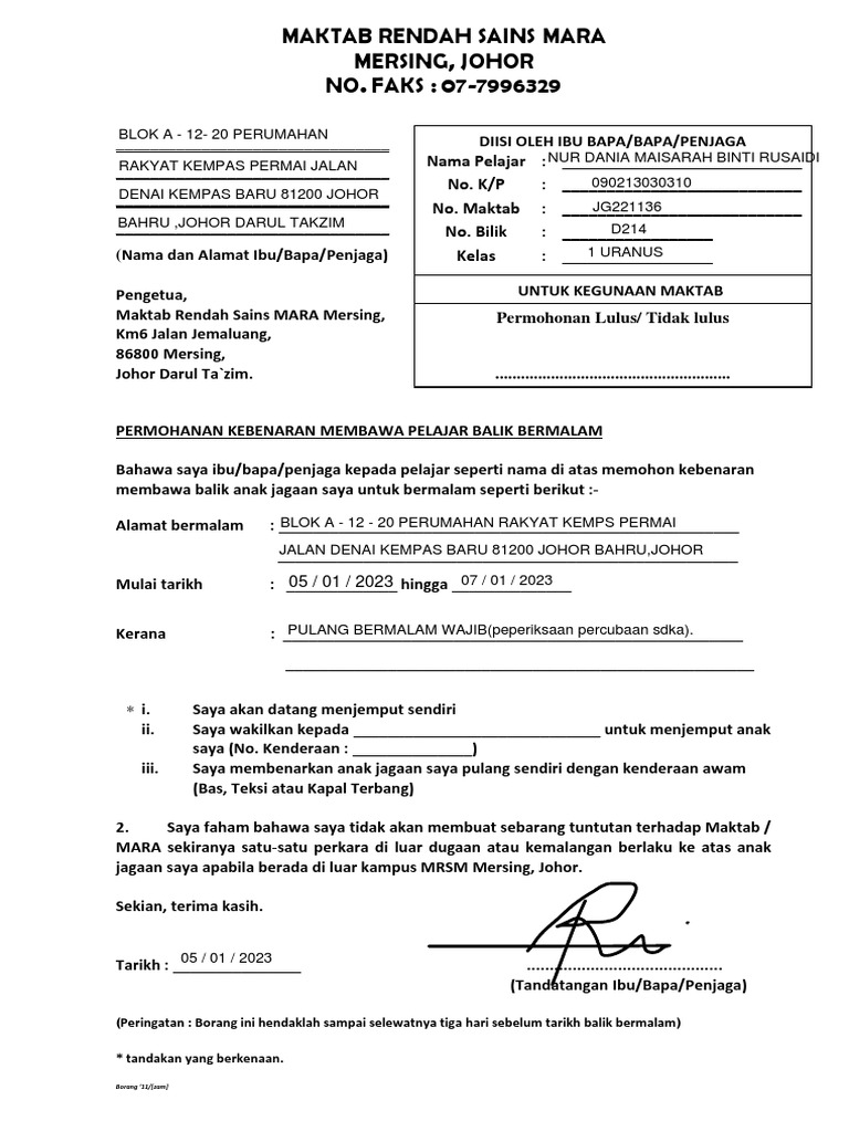 Borang pb sdka pdf