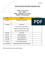 Tentatif Gotong Royong Unit Sukan Latest