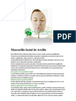 Mascarilla Facial Arcilla Hierba Pura