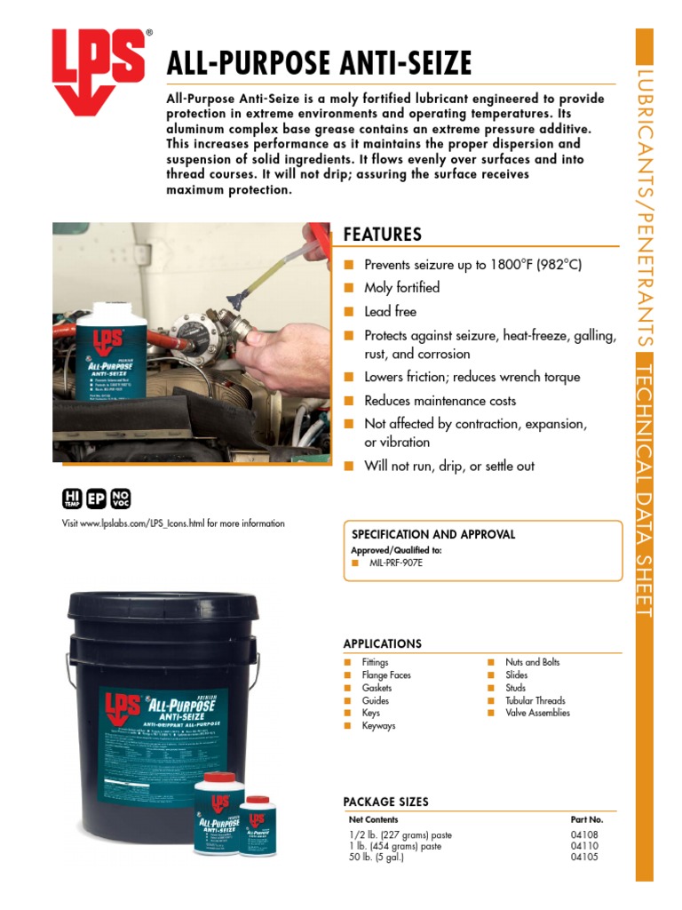 3 TDS Allpurpose PDF Lubricant Chemical Substances