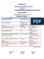 Calendario finalización bachillerato intensivo PCEI Cuenca