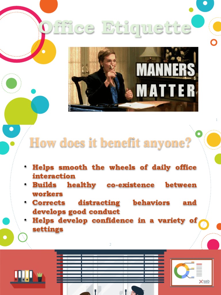 JO Office Etiquette PDF Etiquette