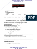 Phsyics Revision Notes