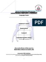 Campaign Report Format