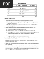 Heat Transfer Worksheet