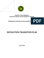 FINAL POPCOM Devolution Transition Plan Write Up