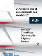 I-6 Metodo Cientifico-Observación Logica y Formal