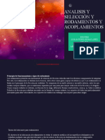 Analisis y Selección y Rodamientos y Acoplamientos