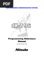 Nitsuko DX Manual