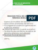 Resultado Fiscal Del Ejercicio Personas Morales