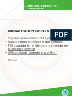 Utilidad Fiscal Personas Morales