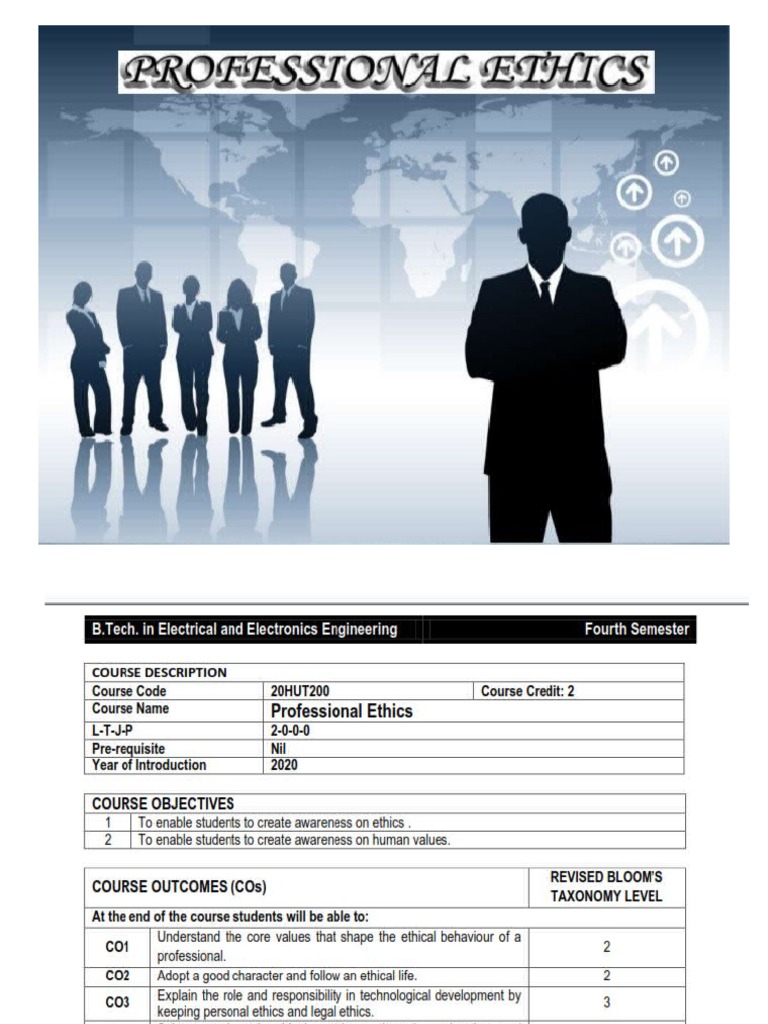 Engineering Ethics and Human Values Guide | PDF | Morality | Integrity