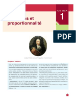 Fonctions Et Proportionnalité: Un Peu D'histoire