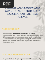 Goals of Anthropology - Jefferson