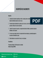 Requisitos de Inscripción de Nacimiento de Hondureños Nacidos en Territorio Nacional