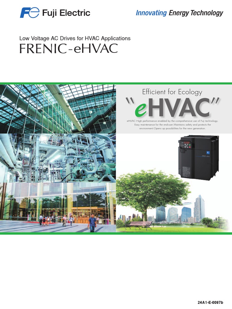 FRENIC-eHVAC: Energy-Saving Solutions | PDF | Power Supply | Power Inverter