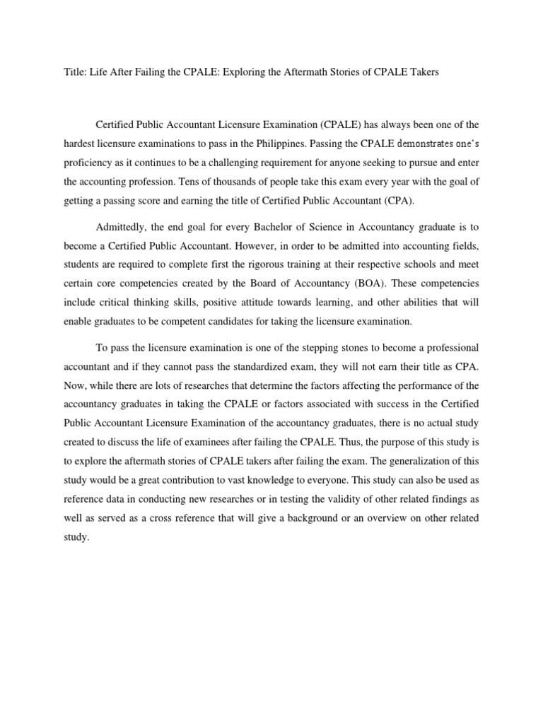 Statement of The Problem | PDF