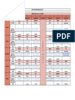 Online Term 2 Time Table F-8 - 2022-23 - Class 4 (Green)