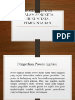 Proses Legitasi Dalam Sengketa Hukum Tata Pemerintahan