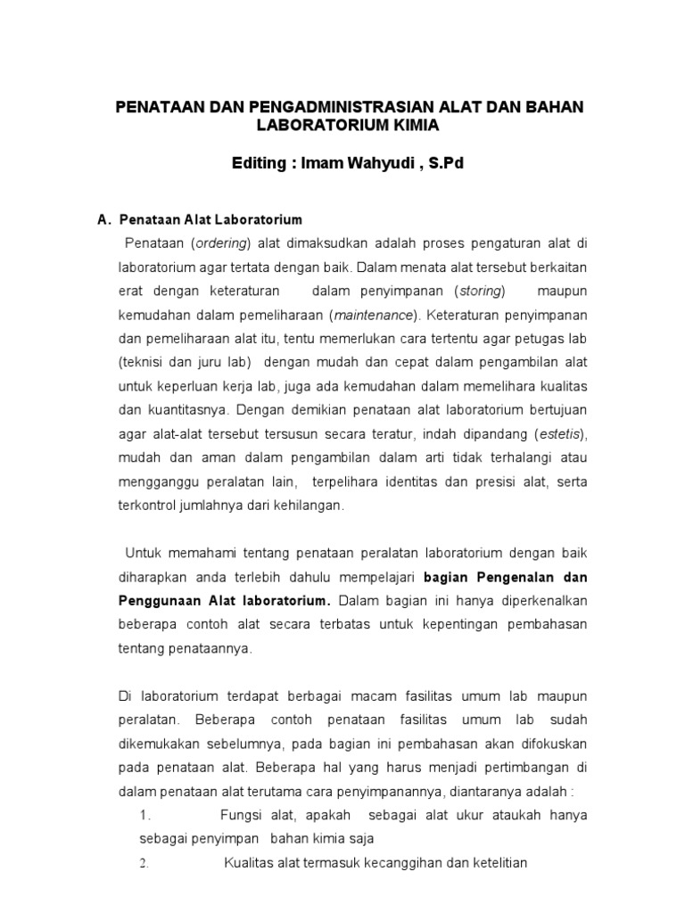Contoh Soal Pilihan Ganda Tentang Alat Alat Laboratorium - Contoh Soal