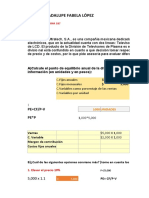 Actividad de Análisis de Costos y Presupuestos