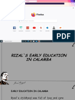 Education of Rizal in Binan To UST 2
