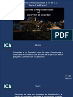 Ingenieros Civiles Asociados S. A. de C.V. Tramo 4 Subtramo 1 Funciones y Responsabilidades Del Supervisor de Seguridad