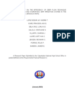 Comparative Study On The Effeciency of Deep Flow Technique Hydroponic System and Hydroponic Drip Irrigation System in The Growth of Petchay