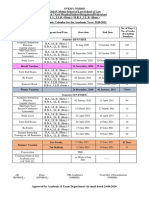 Academic Calendar UG II To V Yr.2020 21 KPMSOL Revised