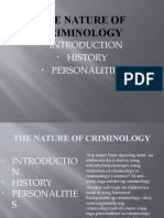 The Nature of Criminology