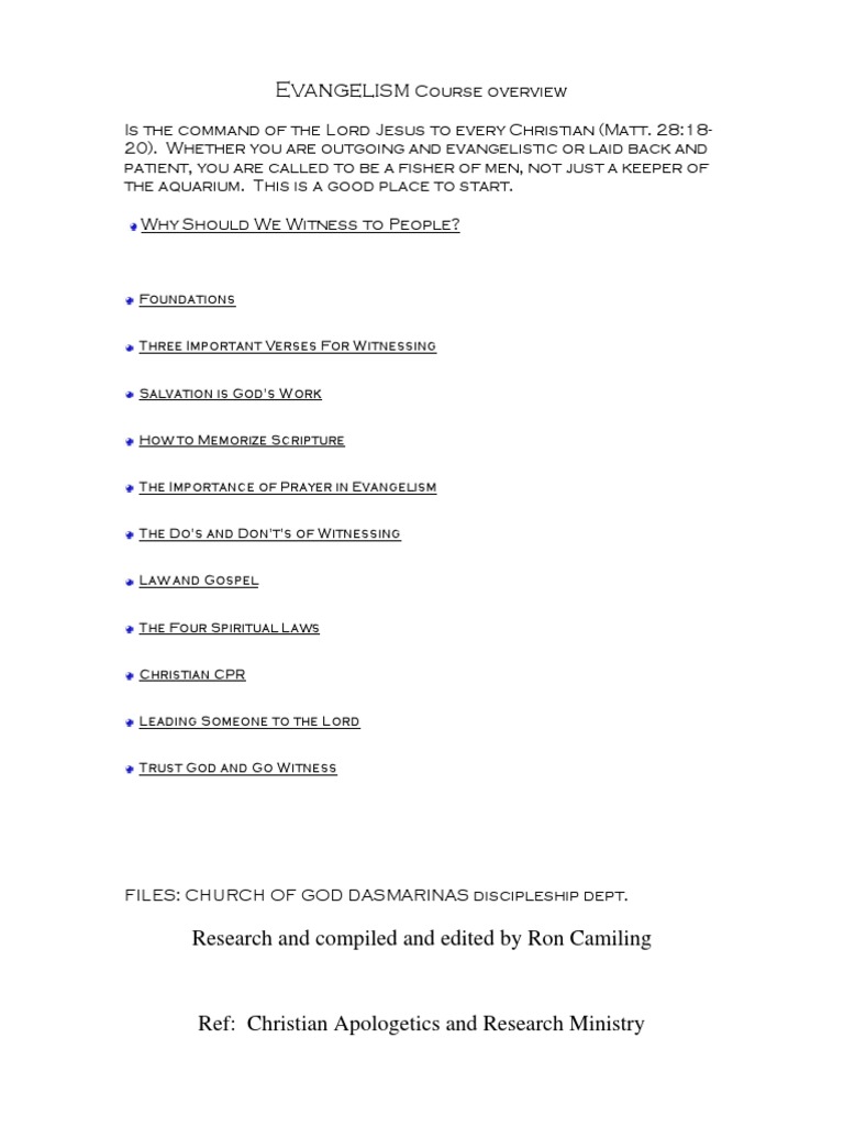 Evangelism Manual Download Free Pdf Jesus Epistle To The Romans