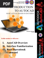 1 An Introduction To AutoCAD-Basic Hands-On Encoding