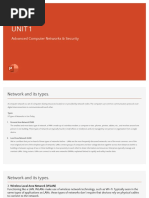 Unit 1: Advanced Computer Networks & Security