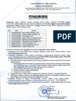 Pengumuman Nama Lulus Yudisium