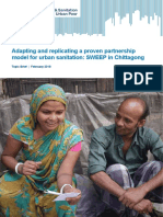 02 2018 Adapting Replicating Proven Urban Sanitation Partnership Chittagong SWEEP