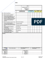 Machining In-Process Inspection Checklist