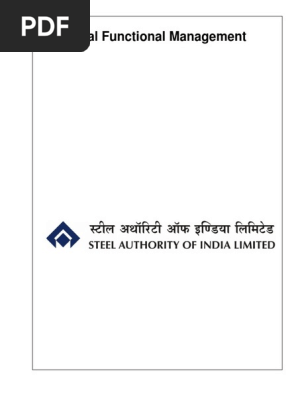 SAIL JO Manual 2022 - General Functional Management | PDF 