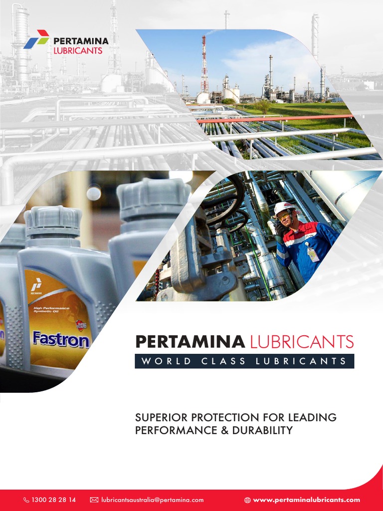 Pertamina Lubricants Product Brochure Indust PDF Motor Oil