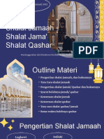 Shalat Jamaah dan Qashar