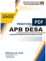 2023 - Draft Perdes APB Desa